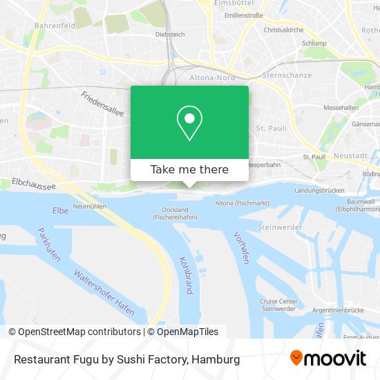Restaurant Fugu by Sushi Factory map