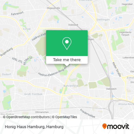 Honig Haus Hamburg map