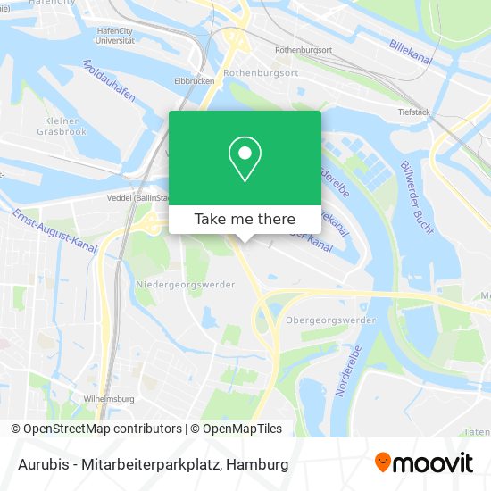 Aurubis - Mitarbeiterparkplatz map