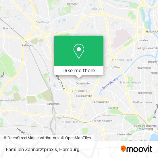 Familien Zahnarztpraxis map