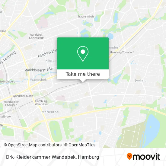 Карта Drk-Kleiderkammer Wandsbek
