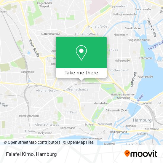 Falafel Kimo map