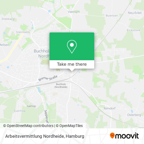Карта Arbeitsvermittlung Nordheide