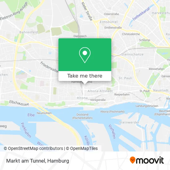Карта Markt am Tunnel