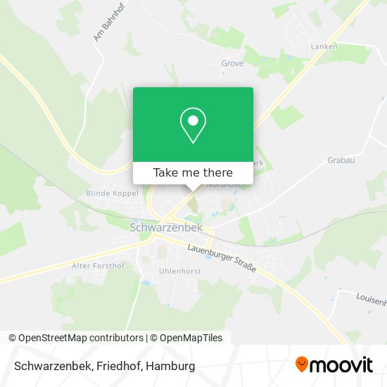 Schwarzenbek, Friedhof map