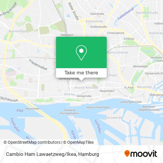 Cambio Ham Lawaetzweg/Ikea map