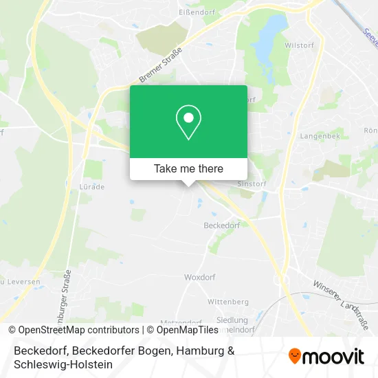 Карта Beckedorf, Beckedorfer Bogen