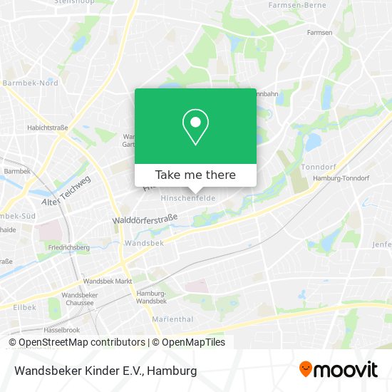 Wandsbeker Kinder E.V. map