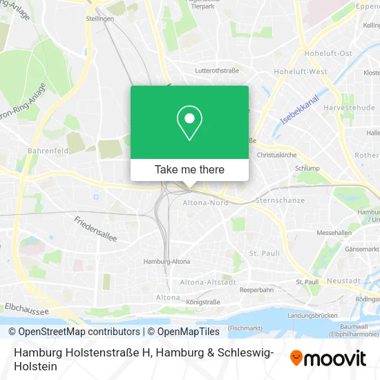 Hamburg Holstenstraße H map