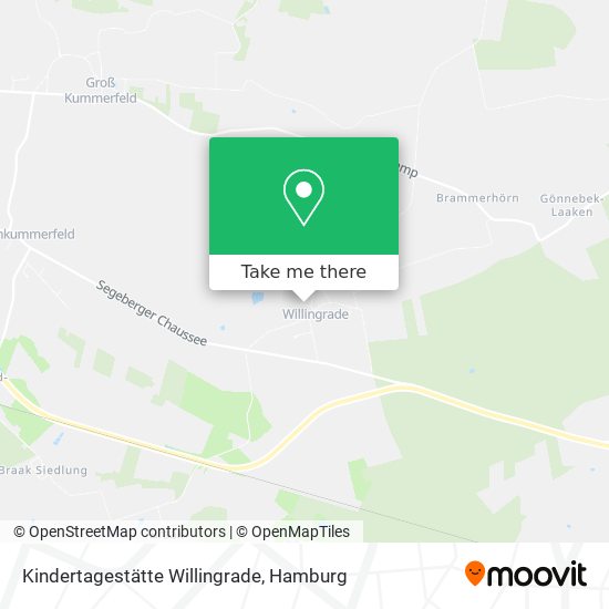 Kindertagestätte Willingrade map