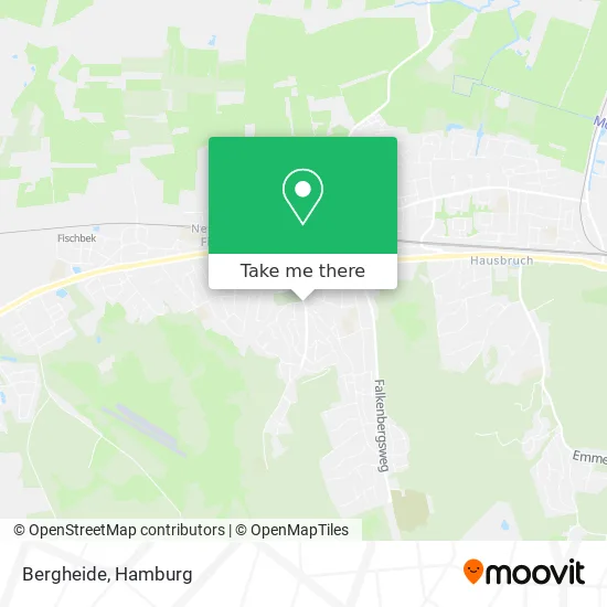 Карта Bergheide