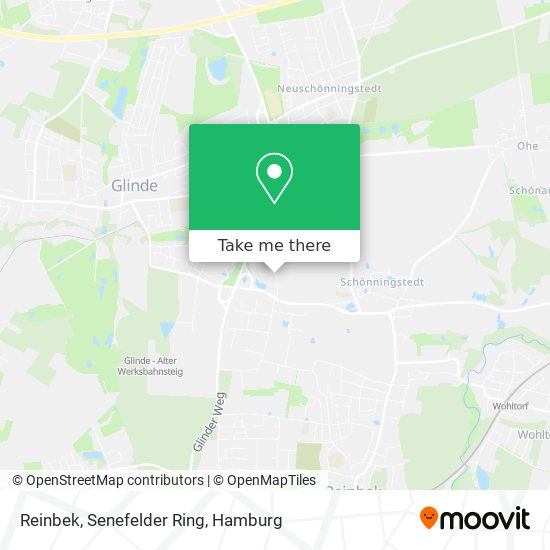 Reinbek, Senefelder Ring map