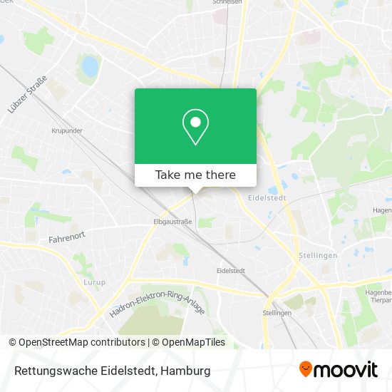 Rettungswache Eidelstedt map