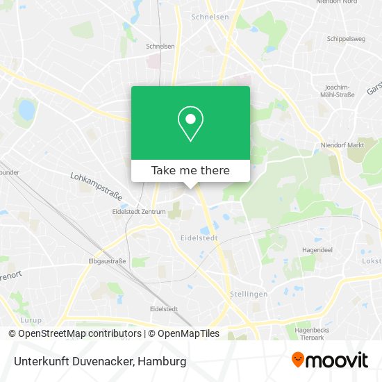 Unterkunft Duvenacker map