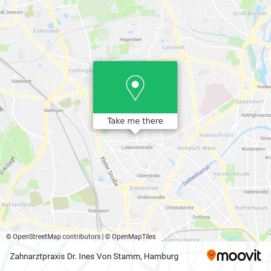 Zahnarztpraxis Dr. Ines Von Stamm map