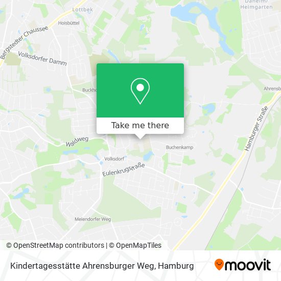 Kindertagesstätte Ahrensburger Weg map