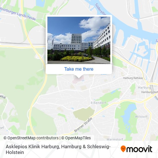 Asklepios Klinik Harburg map
