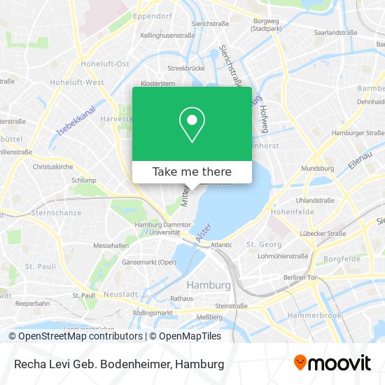 Recha Levi Geb. Bodenheimer map