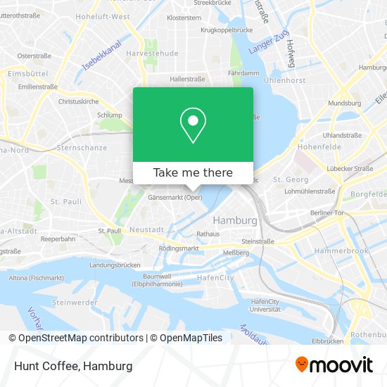 Hunt Coffee map