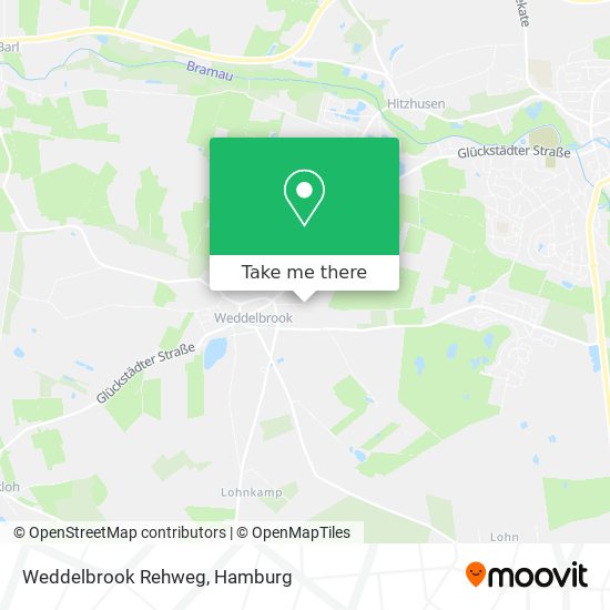 Weddelbrook Rehweg map