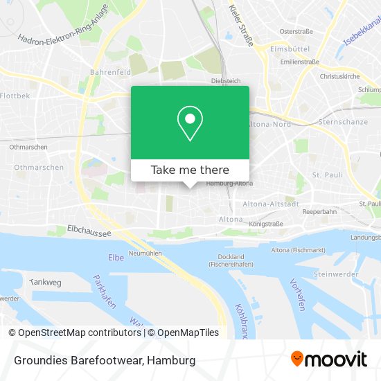Groundies Barefootwear map