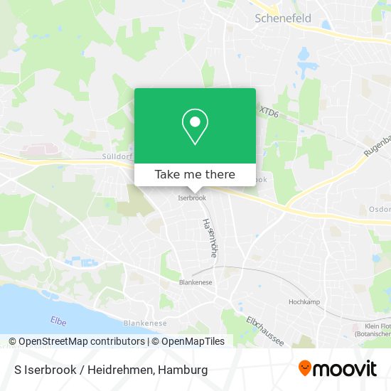S Iserbrook / Heidrehmen map