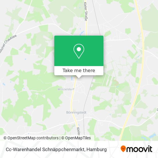 Cc-Warenhandel Schnäppchenmarkt map