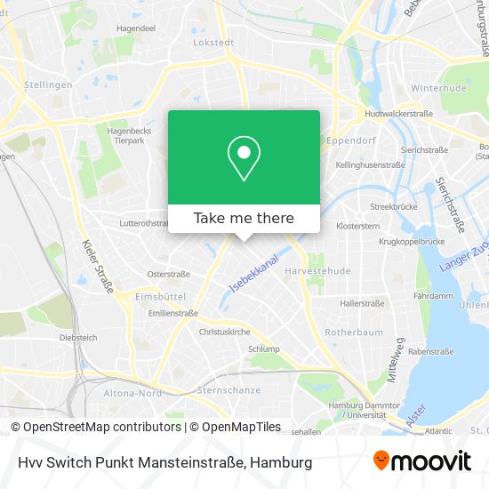 Hvv Switch Punkt Mansteinstraße map