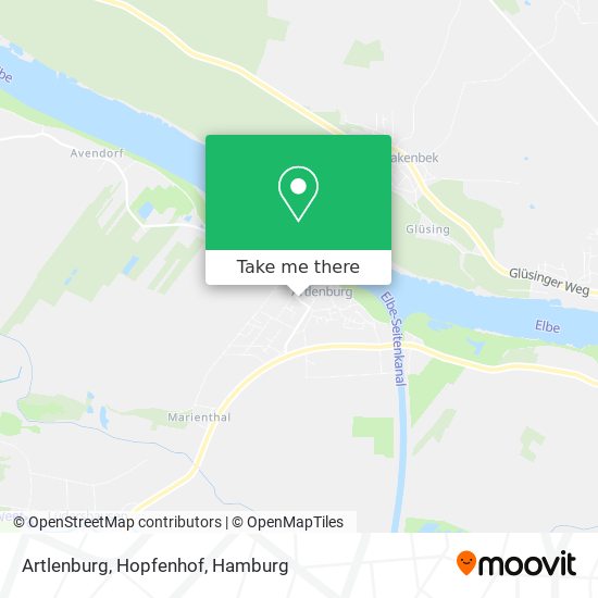 Artlenburg, Hopfenhof map