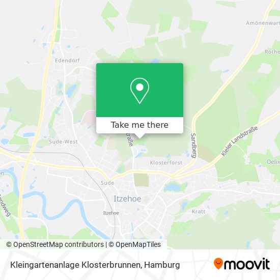 Kleingartenanlage Klosterbrunnen map