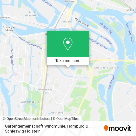 Карта Gartengemeinschaft Windmühle