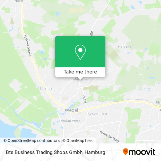 Карта Bts Business Trading Shops Gmbh