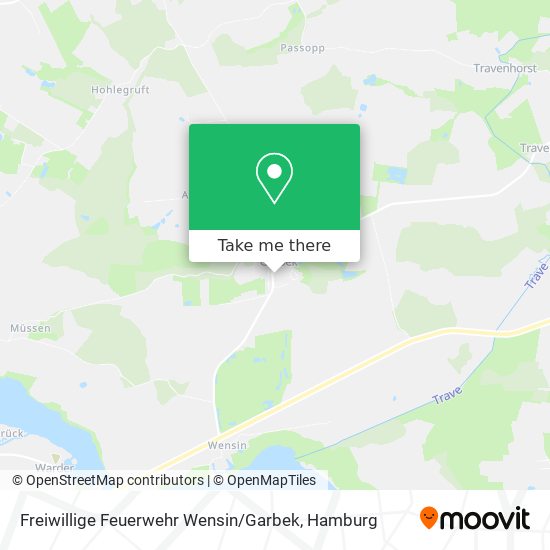 Freiwillige Feuerwehr Wensin / Garbek map