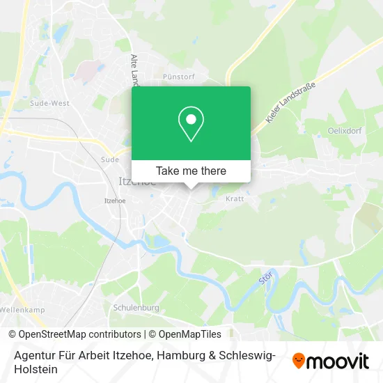 Карта Agentur Für Arbeit Itzehoe
