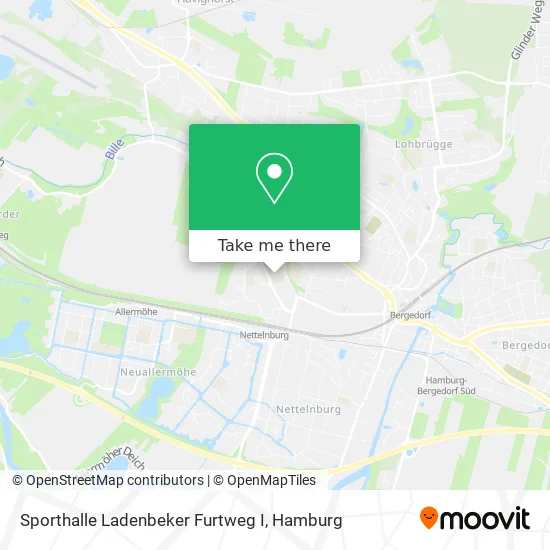 Карта Sporthalle Ladenbeker Furtweg I