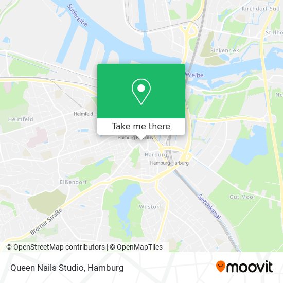 Queen Nails Studio map