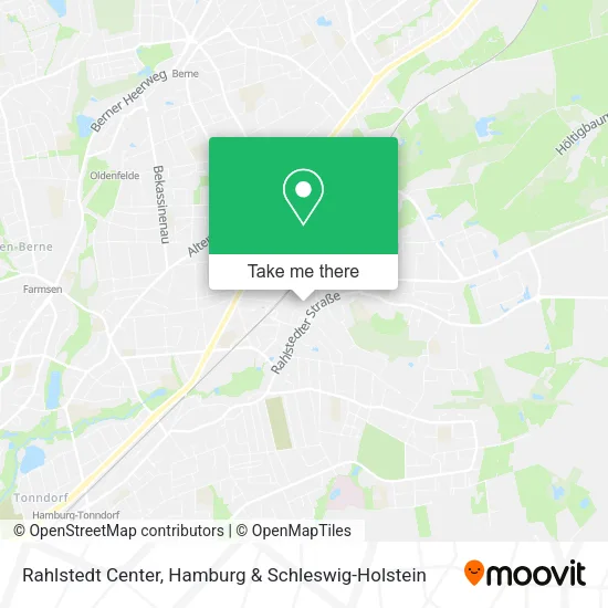 Rahlstedt Center map