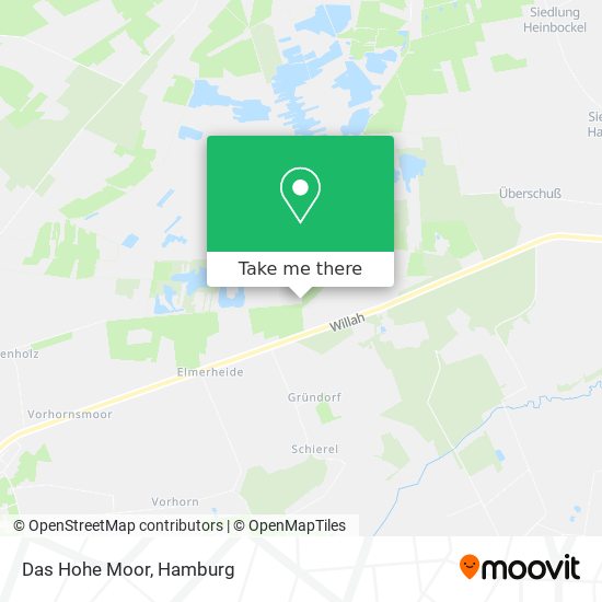 Das Hohe Moor map