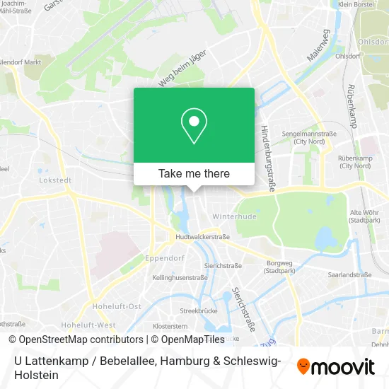 Карта U Lattenkamp / Bebelallee