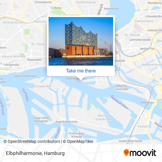 Elbphilharmonie map