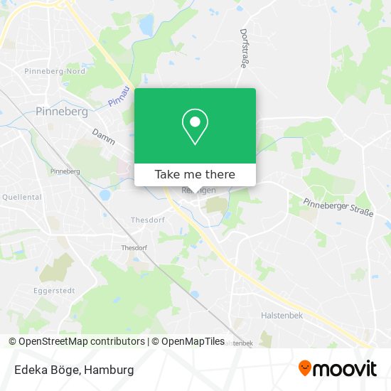 Edeka Böge map