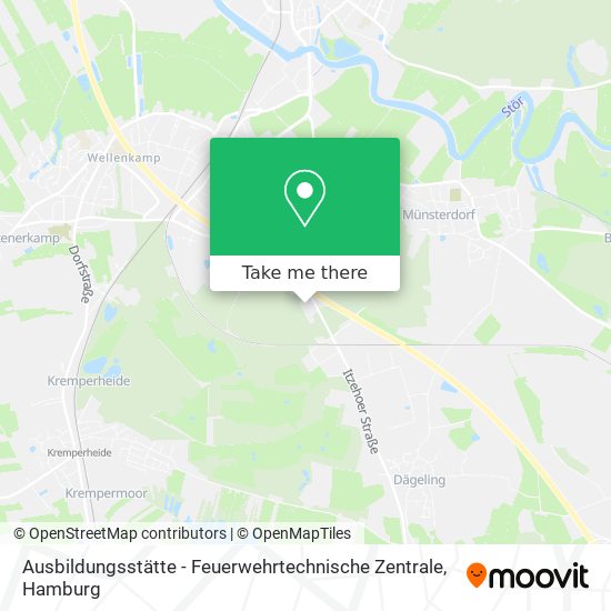 Ausbildungsstätte - Feuerwehrtechnische Zentrale map