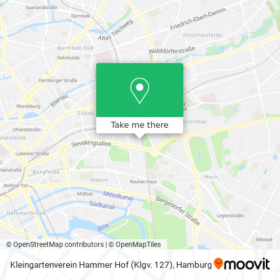 Kleingartenverein Hammer Hof (Klgv. 127) map