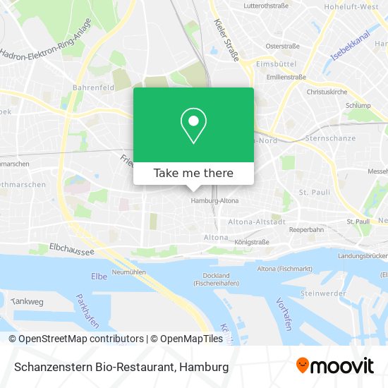 Schanzenstern Bio-Restaurant map