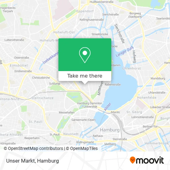 Карта Unser Markt