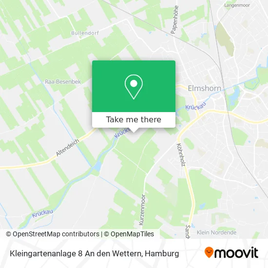 Карта Kleingartenanlage 8 An den Wettern