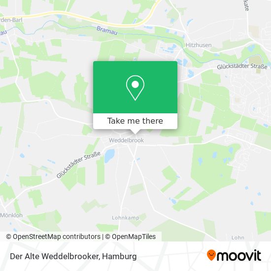 Der Alte Weddelbrooker map