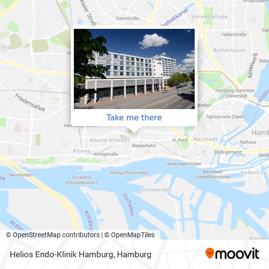 Карта Helios Endo-Klinik Hamburg