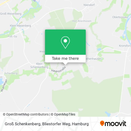 Groß Schenkenberg, Bliestorfer Weg map