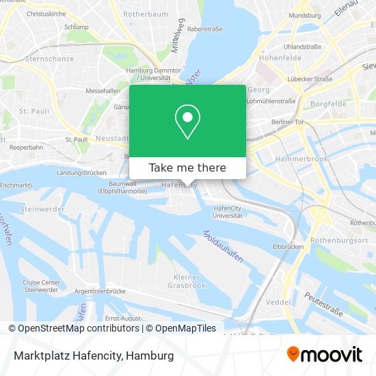 Marktplatz Hafencity map